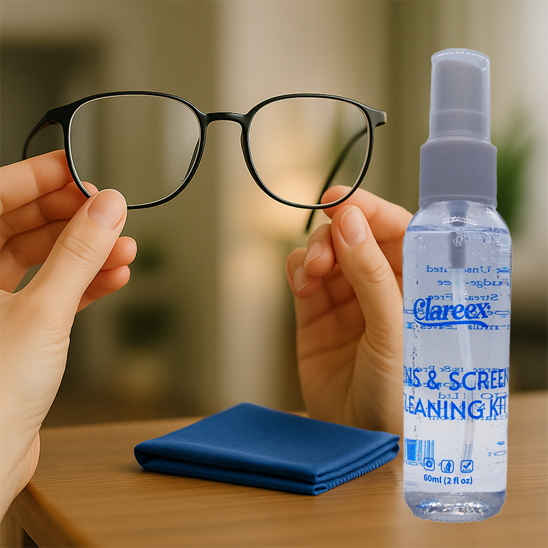 new method clear glasses from clareex