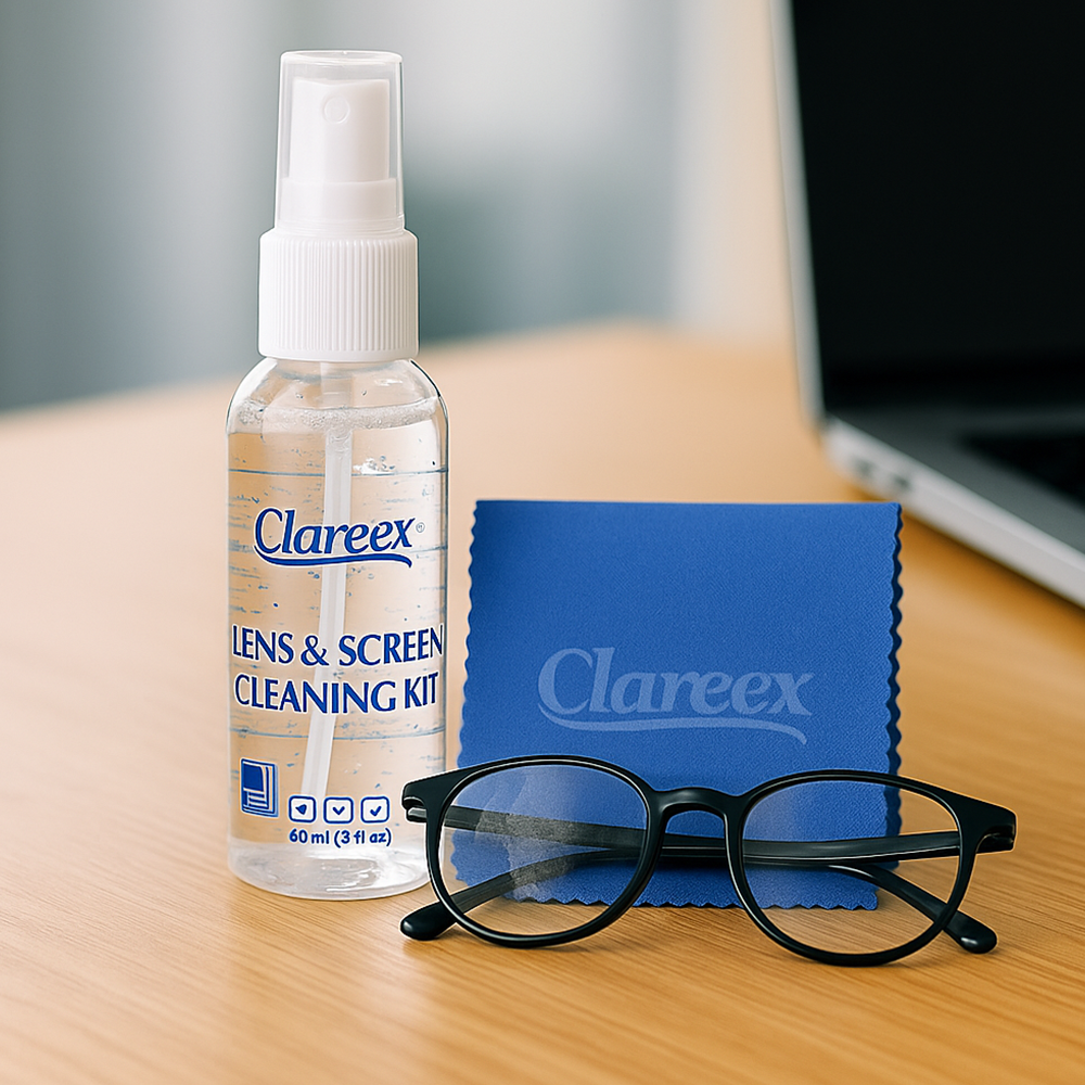 Clareex alcohol-free lens and screen cleaning spray