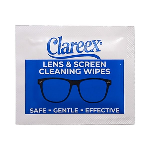Clarrex lens cleaning wipes